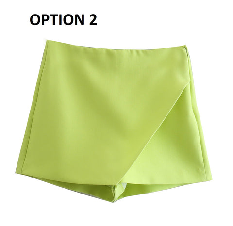 New Casual Asymmetric High Waist Streetwear Shorts CODE: KAR1605