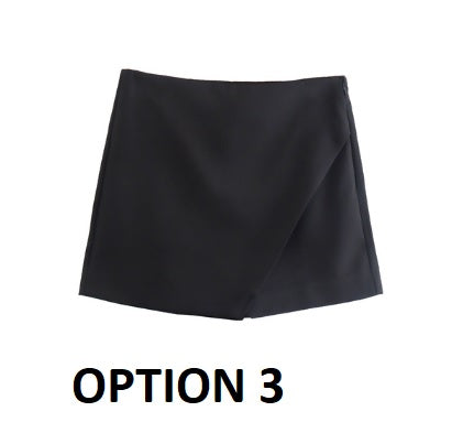 New Casual Asymmetric High Waist Streetwear Shorts CODE: KAR1605