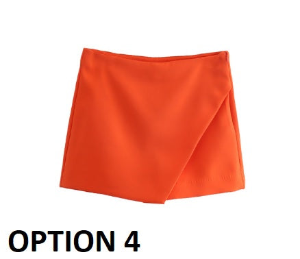 New Casual Asymmetric High Waist Streetwear Shorts CODE: KAR1605
