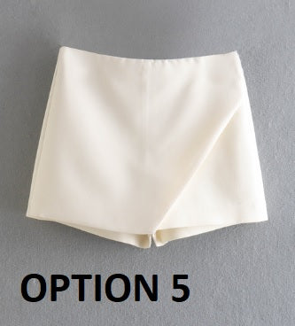 New Casual Asymmetric High Waist Streetwear Shorts CODE: KAR1605