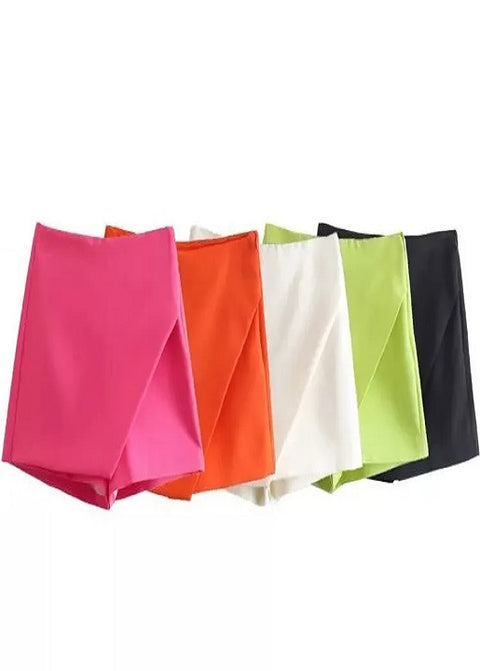 New Casual Asymmetric High Waist Streetwear Shorts CODE: KAR1605