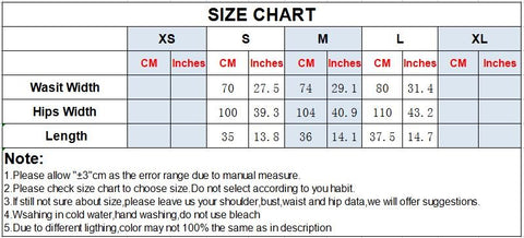 New Casual Asymmetric High Waist Streetwear Shorts CODE: KAR1605