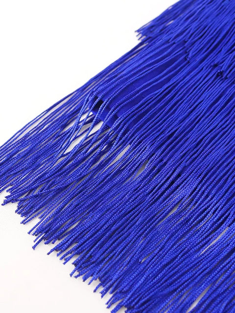 New Elegant Bodycon Slim Pencil Tassel High Waist Stretch Sheath Midi Length Skirt CODE: KAR1606