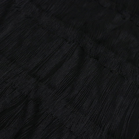 New Elegant Bodycon Slim Pencil Tassel High Waist Stretch Sheath Midi Length Skirt CODE: KAR1606