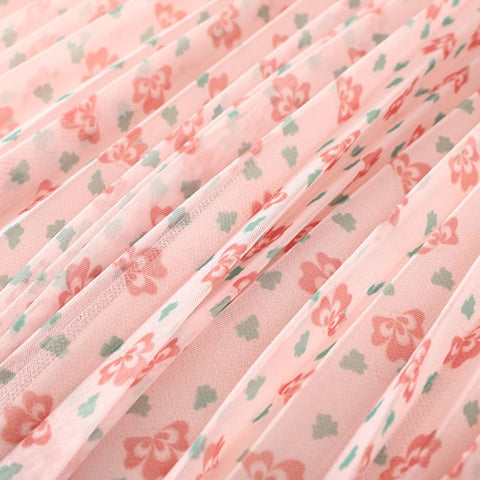 New Style Floral Design Simple Summer A-line Skirt CODE: KAR1616