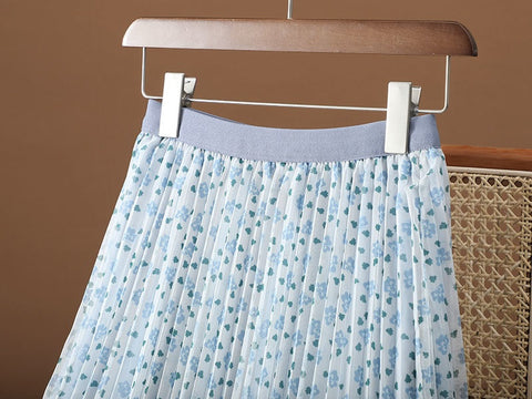 New Style Floral Design Simple Summer A-line Skirt CODE: KAR1616