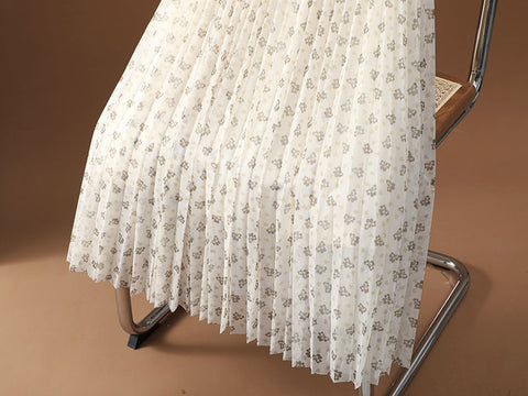 New Style Floral Design Simple Summer A-line Skirt CODE: KAR1616