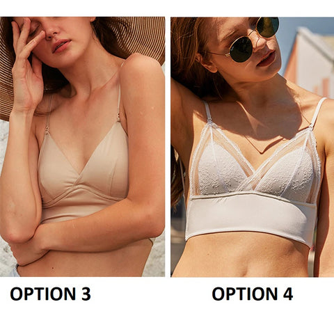 New Beauty Back Wireless U-Shape Big Backless Lingerie Sexy Bra CODE: KAR1628