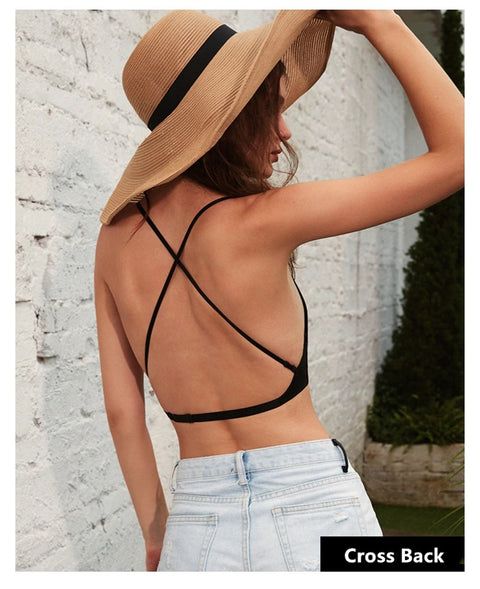 New Beauty Back Wireless U-Shape Big Backless Lingerie Sexy Bra CODE: KAR1628