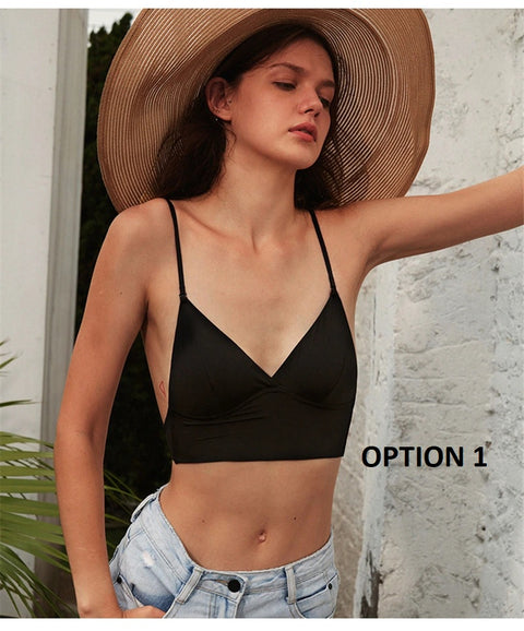 New Beauty Back Wireless U-Shape Big Backless Lingerie Sexy Bra CODE: KAR1628