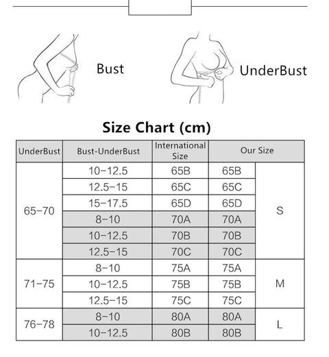 New Beauty Back Wireless U-Shape Big Backless Lingerie Sexy Bra CODE: KAR1628