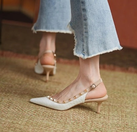 Summer High Heel Pointed Toe Pump Shoes CODE: KAR1633