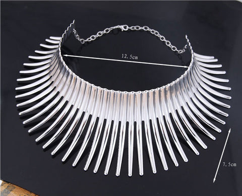 New Hedgehog Shape Exaggerated Collar Necklace CODE: KAR1634