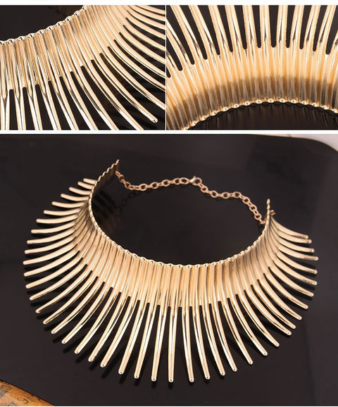 New Hedgehog Shape Exaggerated Collar Necklace CODE: KAR1634