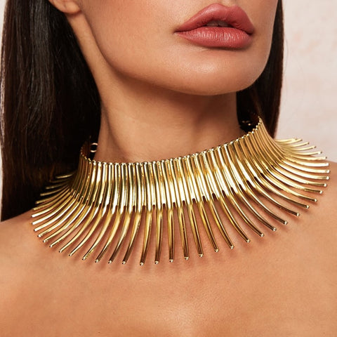 New Hedgehog Shape Exaggerated Collar Necklace CODE: KAR1634