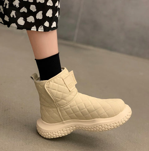 Winter New Plus  Warmth Thick-soled Non-slip Short Snow Boot CODE: KAR1655