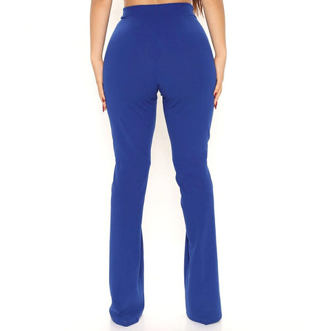 Summer Casual Fashion Slim High Waist Flared Pants CODE: KAR1660