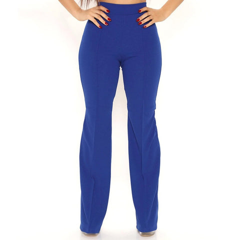 Summer Casual Fashion Slim High Waist Flared Pants CODE: KAR1660