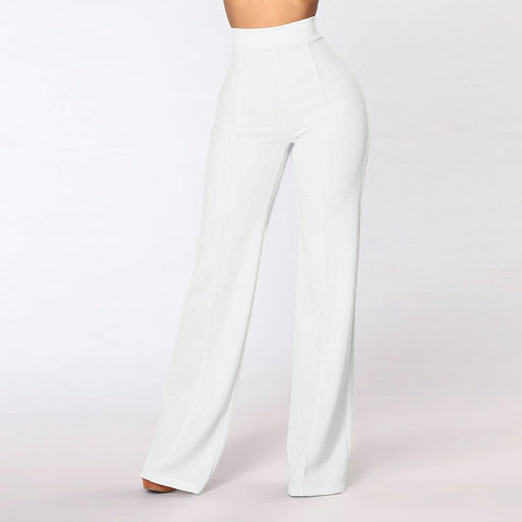Summer Casual Fashion Slim High Waist Flared Pants CODE: KAR1660