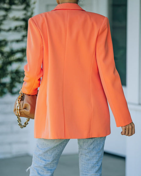 New Slim Fashion Lapel Single Button Solid Color Casual Outerwear Blazer CODE: KAR1661