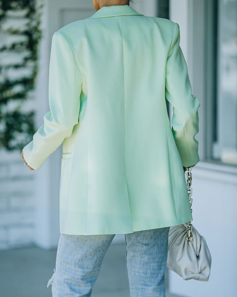 New Slim Fashion Lapel Single Button Solid Color Casual Outerwear Blazer CODE: KAR1661