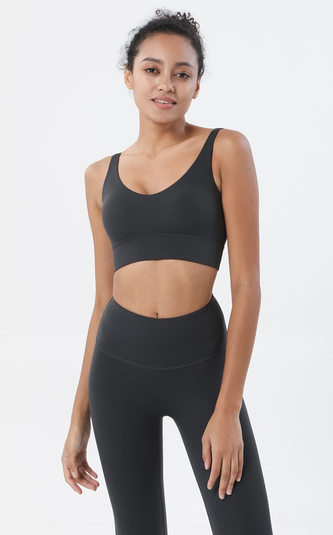 New High Waist Double-Sided Sanding Nakedness Push Up Slim Elastic Leggings CODE: KAR1669