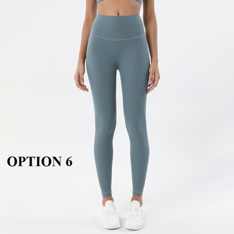 New High Waist Double-Sided Sanding Nakedness Push Up Slim Elastic Leggings CODE: KAR1669