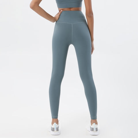 New High Waist Double-Sided Sanding Nakedness Push Up Slim Elastic Leggings CODE: KAR1669