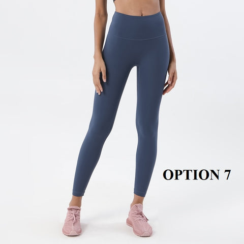 New High Waist Double-Sided Sanding Nakedness Push Up Slim Elastic Leggings CODE: KAR1669