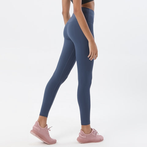New High Waist Double-Sided Sanding Nakedness Push Up Slim Elastic Leggings CODE: KAR1669