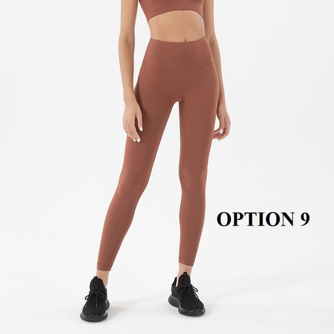 New High Waist Double-Sided Sanding Nakedness Push Up Slim Elastic Leggings CODE: KAR1669