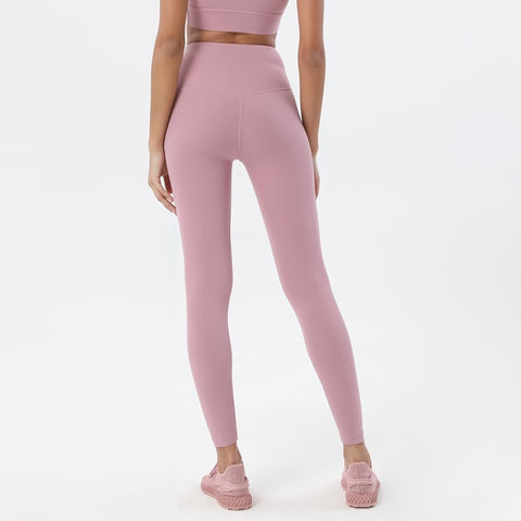 New High Waist Double-Sided Sanding Nakedness Push Up Slim Elastic Leggings CODE: KAR1669