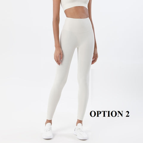 New High Waist Double-Sided Sanding Nakedness Push Up Slim Elastic Leggings CODE: KAR1669