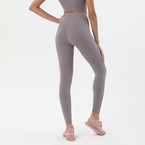 New High Waist Double-Sided Sanding Nakedness Push Up Slim Elastic Leggings CODE: KAR1669