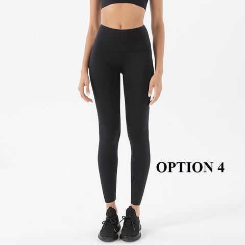 New High Waist Double-Sided Sanding Nakedness Push Up Slim Elastic Leggings CODE: KAR1669