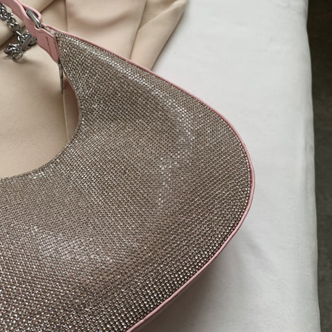 Sequined Fashion Cross Body Diamonds Shoulder Purses CODE: KAR1674