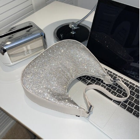 Sequined Fashion Cross Body Diamonds Shoulder Purses CODE: KAR1674