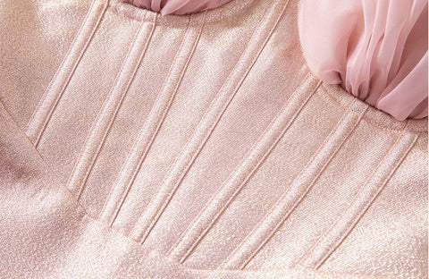 Summer New Fashion Layered Ruffle Elegant Design Sleeveless Slim Mini Fishbone Dress CODE: KAR1679