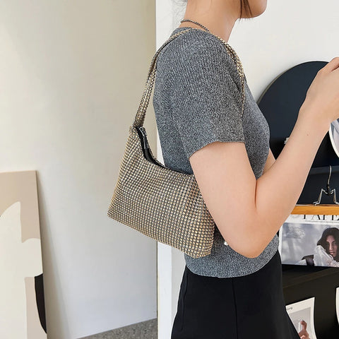 New Rhinestone Shiny Crystal Diamond Shoulder Bag CODE: KAR1691