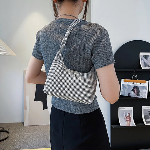 New Rhinestone Shiny Crystal Diamond Shoulder Bag CODE: KAR1691