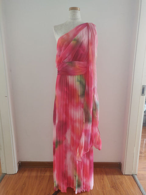 Sexy Elegant High Waist Tie Dye Print Work Maxi Long Dress CODE: KAR1702