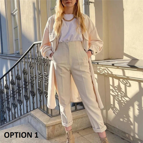New High Waist Office Wear Pants CODE: KAR1704