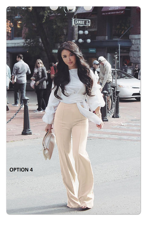 New Elegant Office High Waist Casual Sweatpants CODE: KAR1727