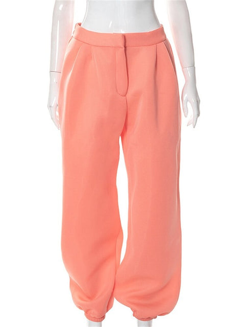 New High Waist Pockets Baggy Parachute Pants CODE: KAR1763