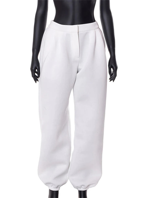New High Waist Pockets Baggy Parachute Pants CODE: KAR1763