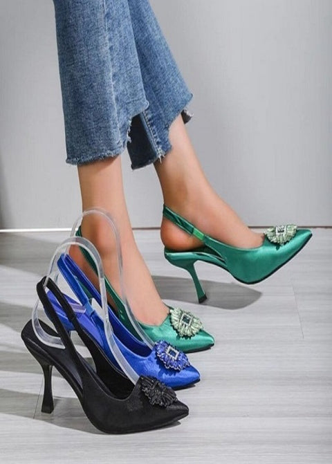 New fashion summer butterfly knot elegant sexy pointed toe high thin heels CODE: KAR1770