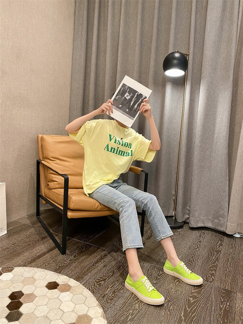 New Fashionable Thick-soled Lace-up Casual Shoes CODE: KAR1780
