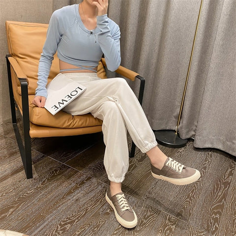 New Fashionable Thick-soled Lace-up Casual Shoes CODE: KAR1780