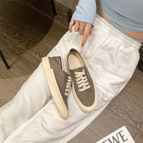 New Fashionable Thick-soled Lace-up Casual Shoes CODE: KAR1780