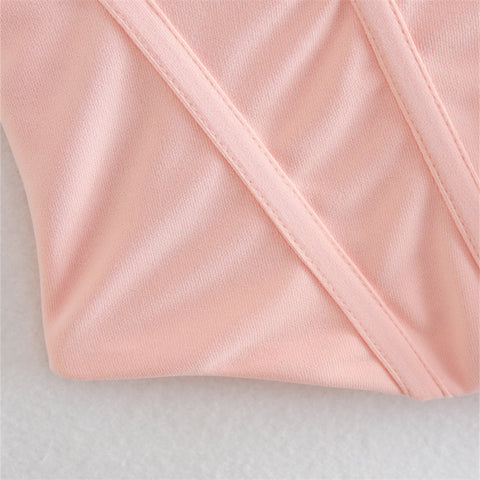 New Fashion Sexy Style Halter Short Retro V Neck Open Tank Top + Mini Skirt Set CODE: KAR1782